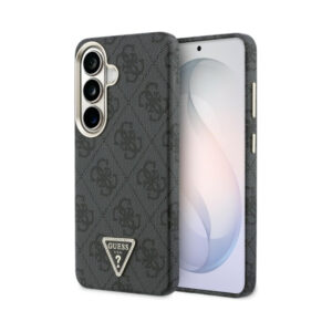 Coque Galaxy S26 Guess 4G Triangle Logo MagSafe - Samsung noire