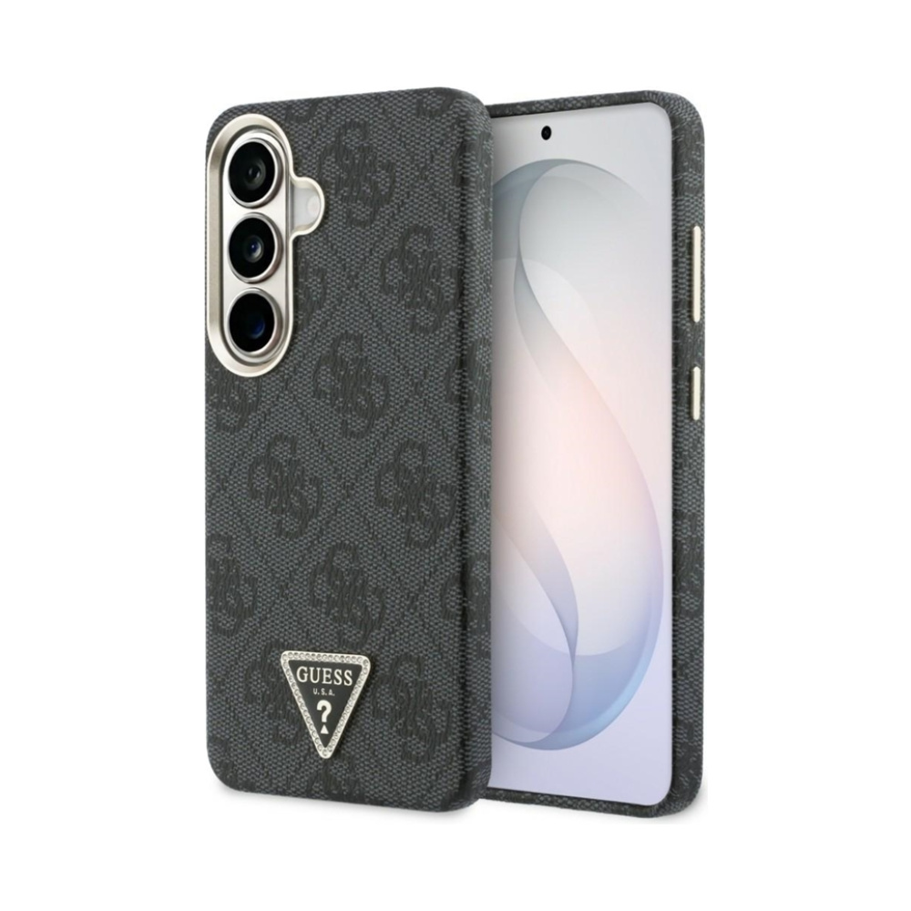 Coque Galaxy S26 Guess 4G Triangle Logo MagSafe - Samsung noire