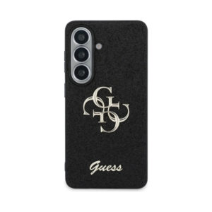 Coque Galaxy S26 Guess Fixed Glitter Big 4G Metal Logo - Samsung noire — visuel 3