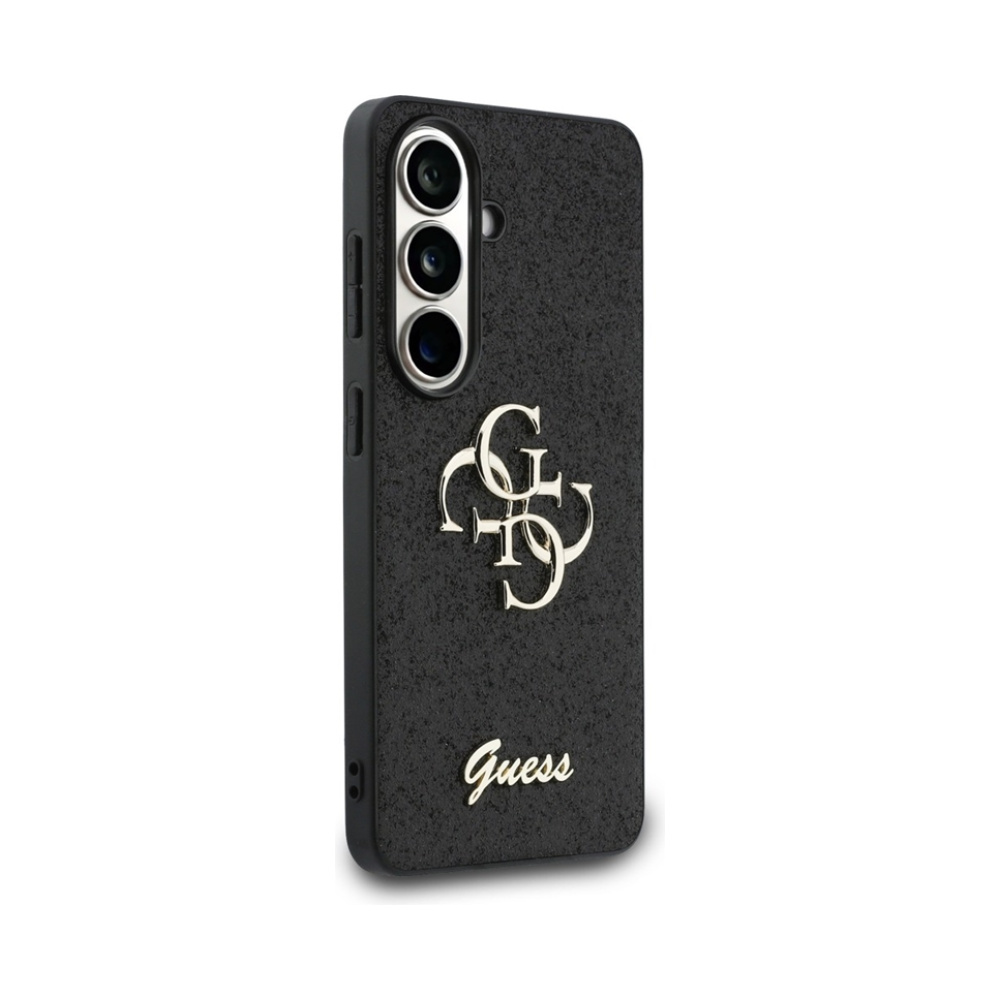 Coque Galaxy S26 Guess Fixed Glitter Big 4G Metal Logo - Samsung noire — visuel 4