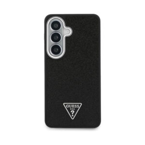 Coque Galaxy S26 Guess Fixed Glitter Triangle MagSafe - Samsung noire — visuel 3