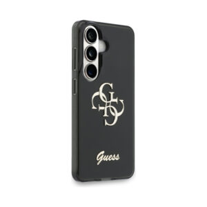 Coque Galaxy S26 Guess IML Big Metal 4G Script - Samsung noire — visuel 4