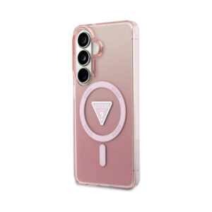 Coque Galaxy S26 Guess IML Gradient Triangle MagSafe - Samsung rose — visuel 2