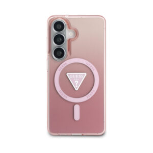 Coque Galaxy S26 Guess IML Gradient Triangle MagSafe - Samsung rose — visuel 3