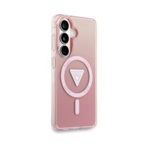 Coque Galaxy S26 Guess IML Gradient Triangle MagSafe - Samsung rose — visuel 4