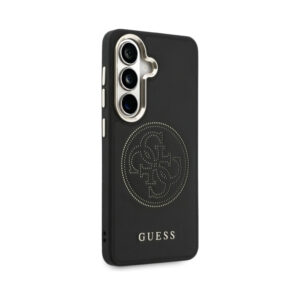 Coque Galaxy S26 Guess Perforated Logo MagSafe - Samsung noire — visuel 4