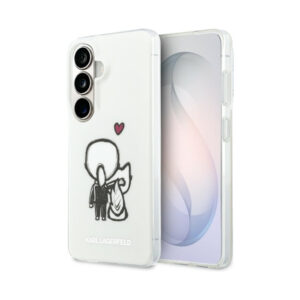 Coque Galaxy S26 Karl Lagerfeld IML Karl & Choupette MagSafe - Samsung transparente