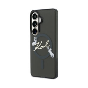 Coque Galaxy S26+ Karl Lagerfeld IML KC Script MagSafe - Samsung noire — visuel 2