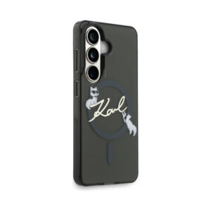Coque Galaxy S26+ Karl Lagerfeld IML KC Script MagSafe - Samsung noire — visuel 4