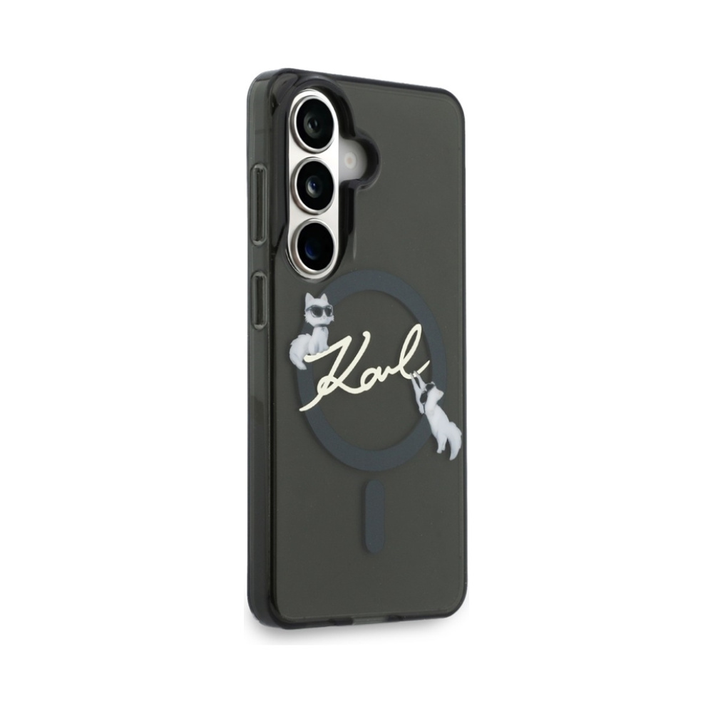 Coque Galaxy S26+ Karl Lagerfeld IML KC Script MagSafe - Samsung noire — visuel 4