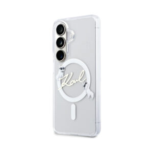 Coque Galaxy S26+ Karl Lagerfeld IML KC Script MagSafe - Samsung transparente — visuel 2