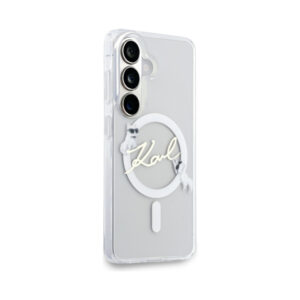 Coque Galaxy S26+ Karl Lagerfeld IML KC Script MagSafe - Samsung transparente — visuel 4