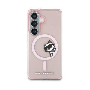 Coque Galaxy S26 Karl Lagerfeld IML Peekaboo Choupette MagSafe - Samsung rose — visuel 3