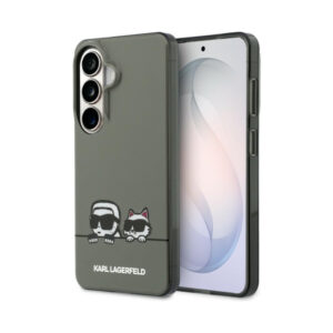 Coque Galaxy S26 Karl Lagerfeld IML Peekaboo Karl & Choupette MagSafe - Samsung noire