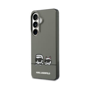 Coque Galaxy S26 Karl Lagerfeld IML Peekaboo Karl & Choupette MagSafe - Samsung noire — visuel 2