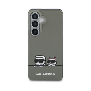 Coque Galaxy S26 Karl Lagerfeld IML Peekaboo Karl & Choupette MagSafe - Samsung noire — visuel 3