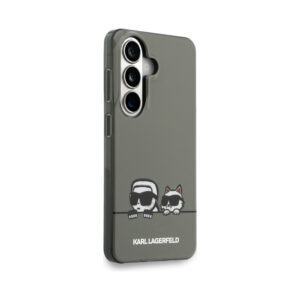 Coque Galaxy S26 Karl Lagerfeld IML Peekaboo Karl & Choupette MagSafe - Samsung noire — visuel 4