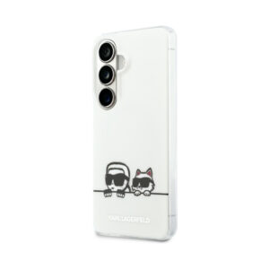 Coque Galaxy S26+ Karl Lagerfeld IML Peekaboo Karl & Choupette MagSafe transparente