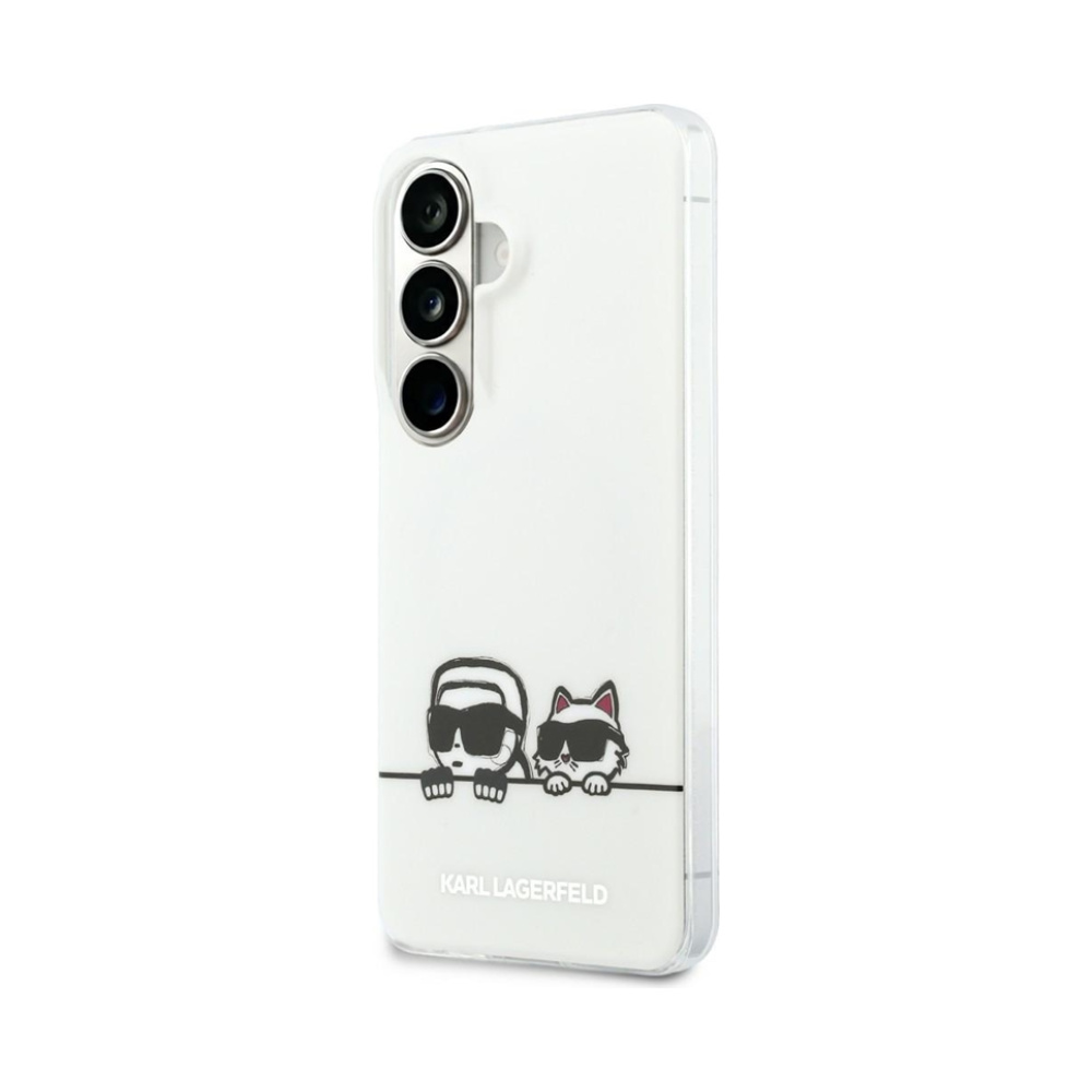 Coque Galaxy S26+ Karl Lagerfeld IML Peekaboo Karl & Choupette MagSafe transparente
