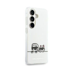 Coque Galaxy S26+ Karl Lagerfeld IML Peekaboo Karl & Choupette MagSafe transparente — visuel 3