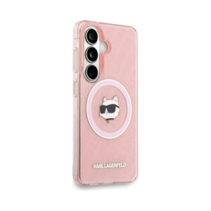 Coque Galaxy S26+ Karl Lagerfeld IML Repeated Choupette MagSafe rose — visuel 4