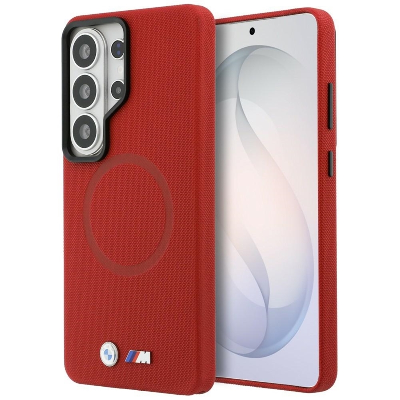 Coque Galaxy S26 Ultra BMW M Metal Logo MagSafe - Samsung rouge