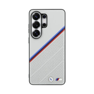 Coque Galaxy S26 Ultra BMW Tricolor Metal Logo MagSafe - Samsung grise — visuel 3