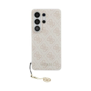 Coque Galaxy S26 Ultra Guess 4G Classic Logo Charm MagSafe - Samsung rose