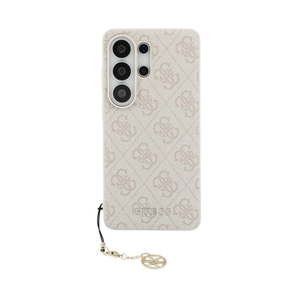 Coque Galaxy S26 Ultra Guess 4G Classic Logo Charm MagSafe - Samsung rose