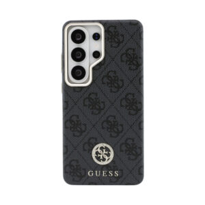 Coque Galaxy S26 Ultra Guess 4G Rhinestone Round Logo MagSafe - Samsung noire — visuel 3