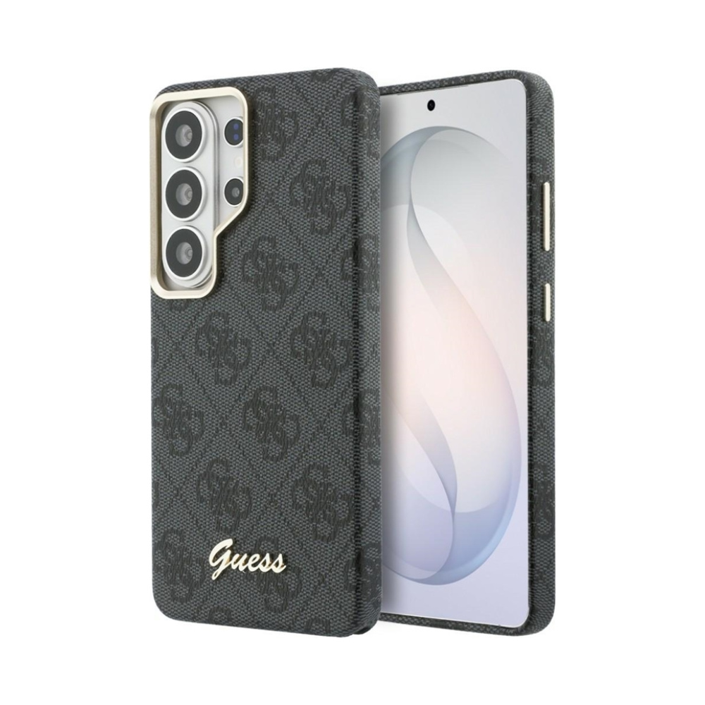 Coque Galaxy S26 Ultra Guess 4G Script MagSafe - Samsung noire