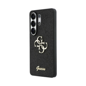 Coque Galaxy S26 Ultra Guess Fixed Glitter Big 4G Metal Logo - Samsung noire — visuel 2