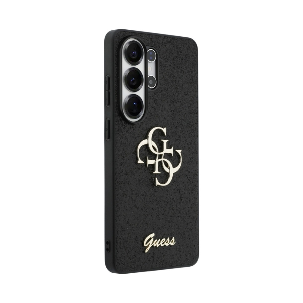 Coque Galaxy S26 Ultra Guess Fixed Glitter Big 4G Metal Logo - Samsung noire — visuel 4