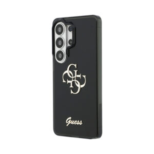 Coque Galaxy S26 Ultra Guess IML Big Metal 4G Script - Samsung noire — visuel 2