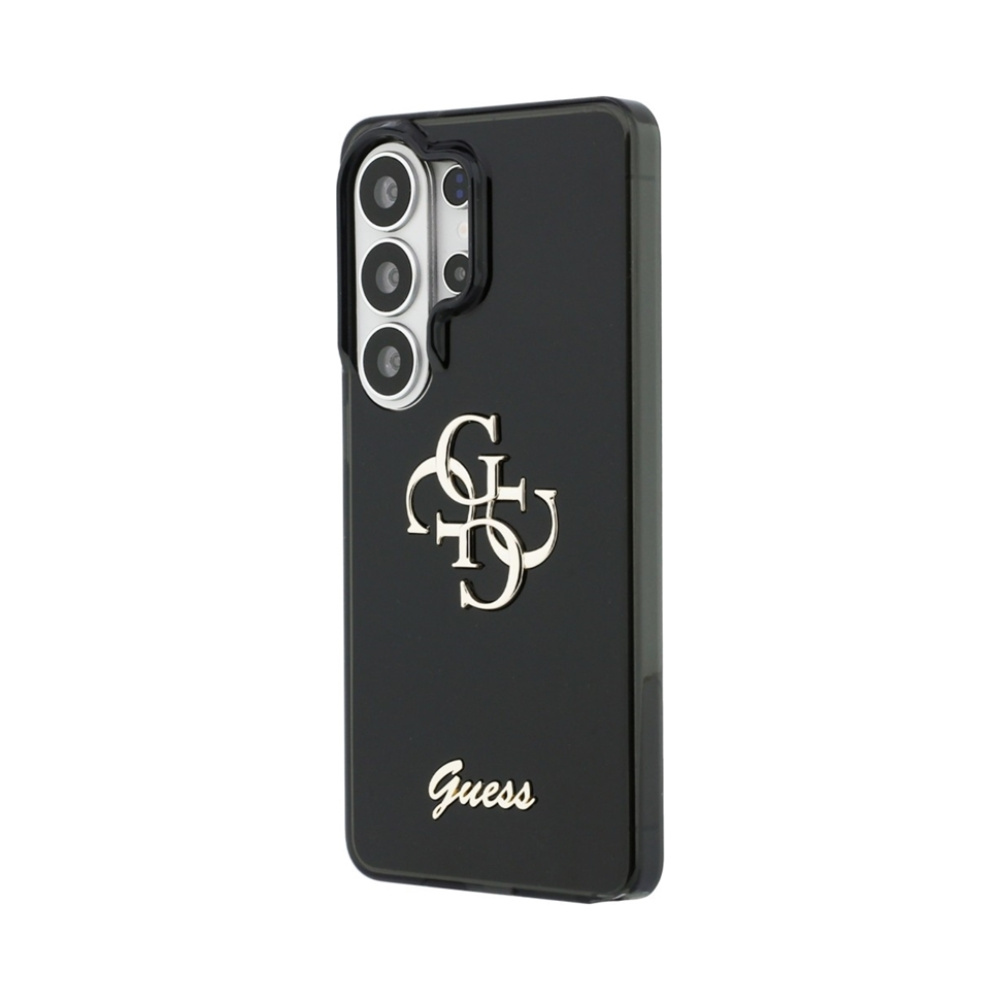 Coque Galaxy S26 Ultra Guess IML Big Metal 4G Script - Samsung noire — visuel 2