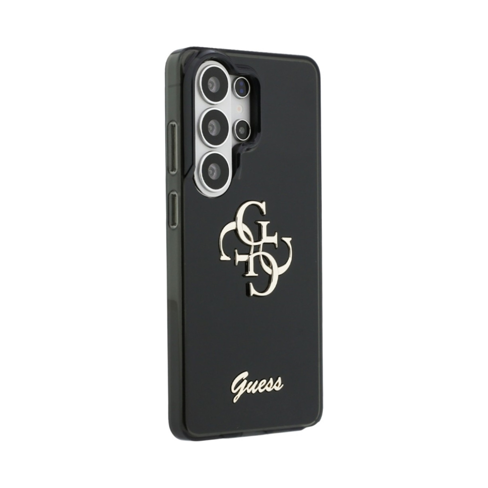 Coque Galaxy S26 Ultra Guess IML Big Metal 4G Script - Samsung noire — visuel 4
