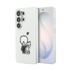 Coque Galaxy S26 Ultra Karl Lagerfeld IML Karl & Choupette MagSafe - Samsung transparente