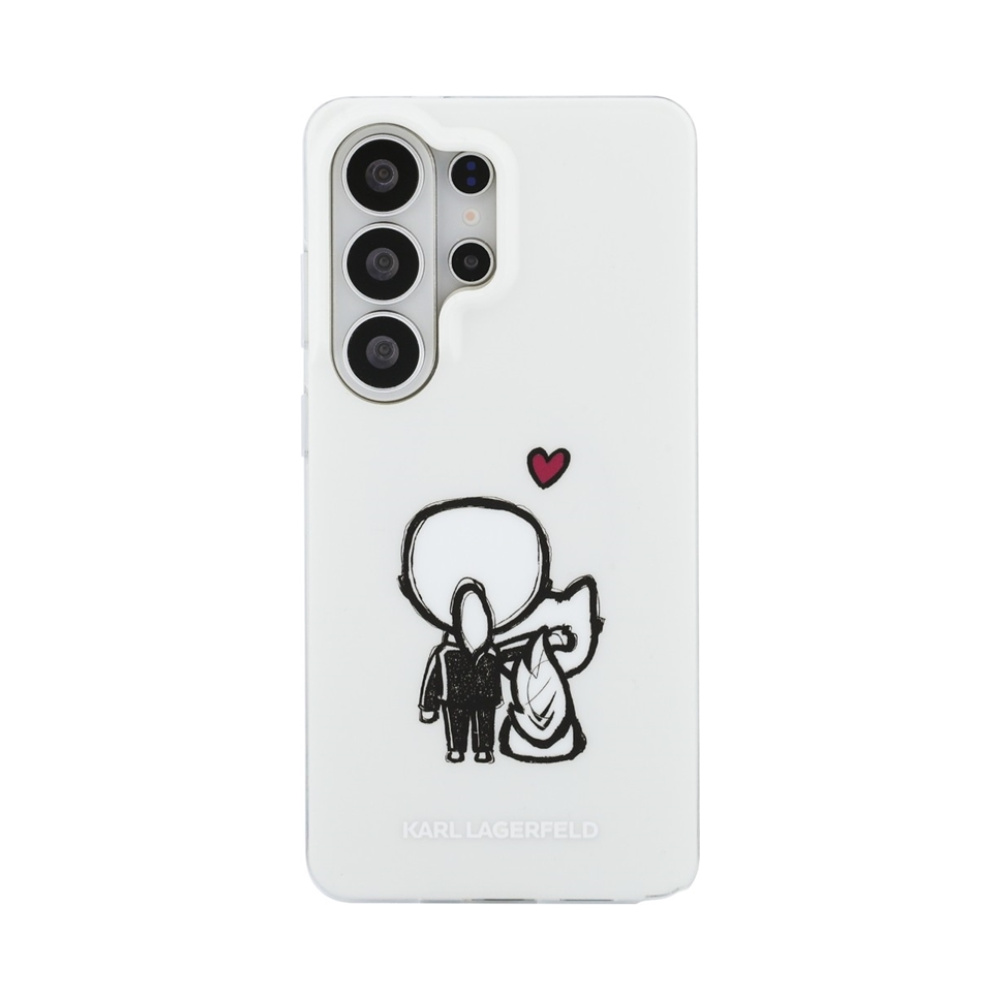 Coque Galaxy S26 Ultra Karl Lagerfeld IML Karl & Choupette MagSafe - Samsung transparente — visuel 3