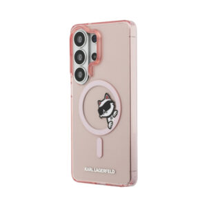Coque Galaxy S26 Ultra Karl Lagerfeld IML Peekaboo Choupette MagSafe - Samsung rose — visuel 2