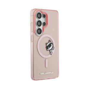 Coque Galaxy S26 Ultra Karl Lagerfeld IML Peekaboo Choupette MagSafe - Samsung rose — visuel 4