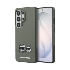 Coque Galaxy S26 Ultra Karl Lagerfeld IML Peekaboo Karl & Choupette MagSafe - Samsung noire