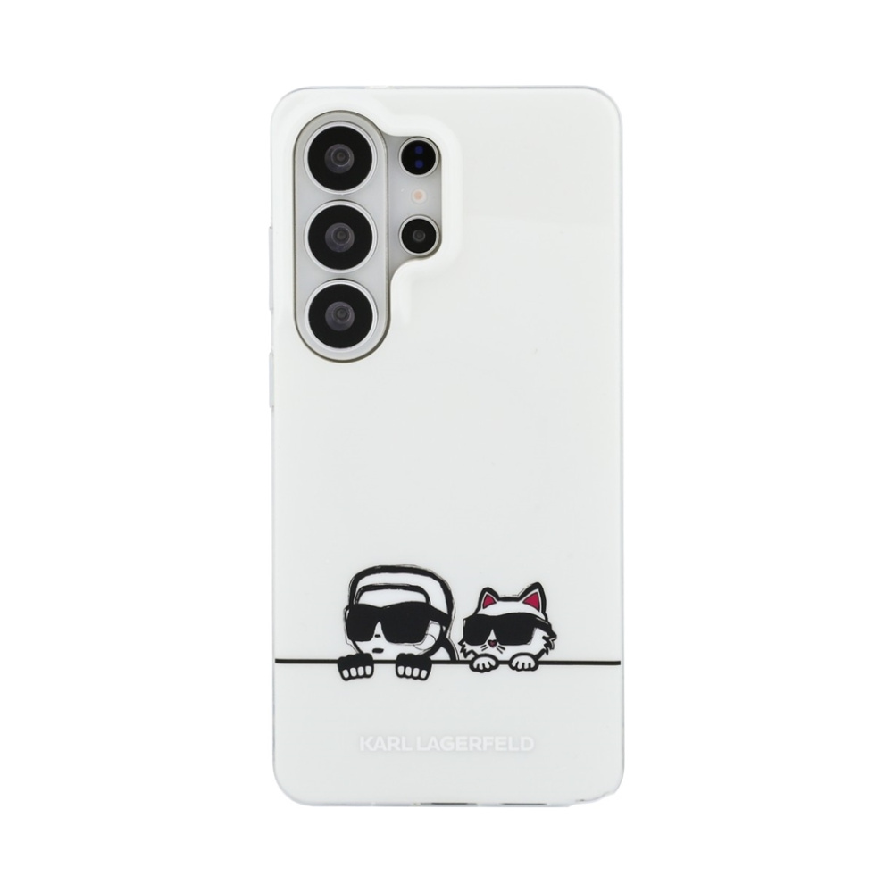 Coque Galaxy S26 Ultra Karl Lagerfeld IML Peekaboo Karl & Choupette MagSafe - Samsung transparente — visuel 3