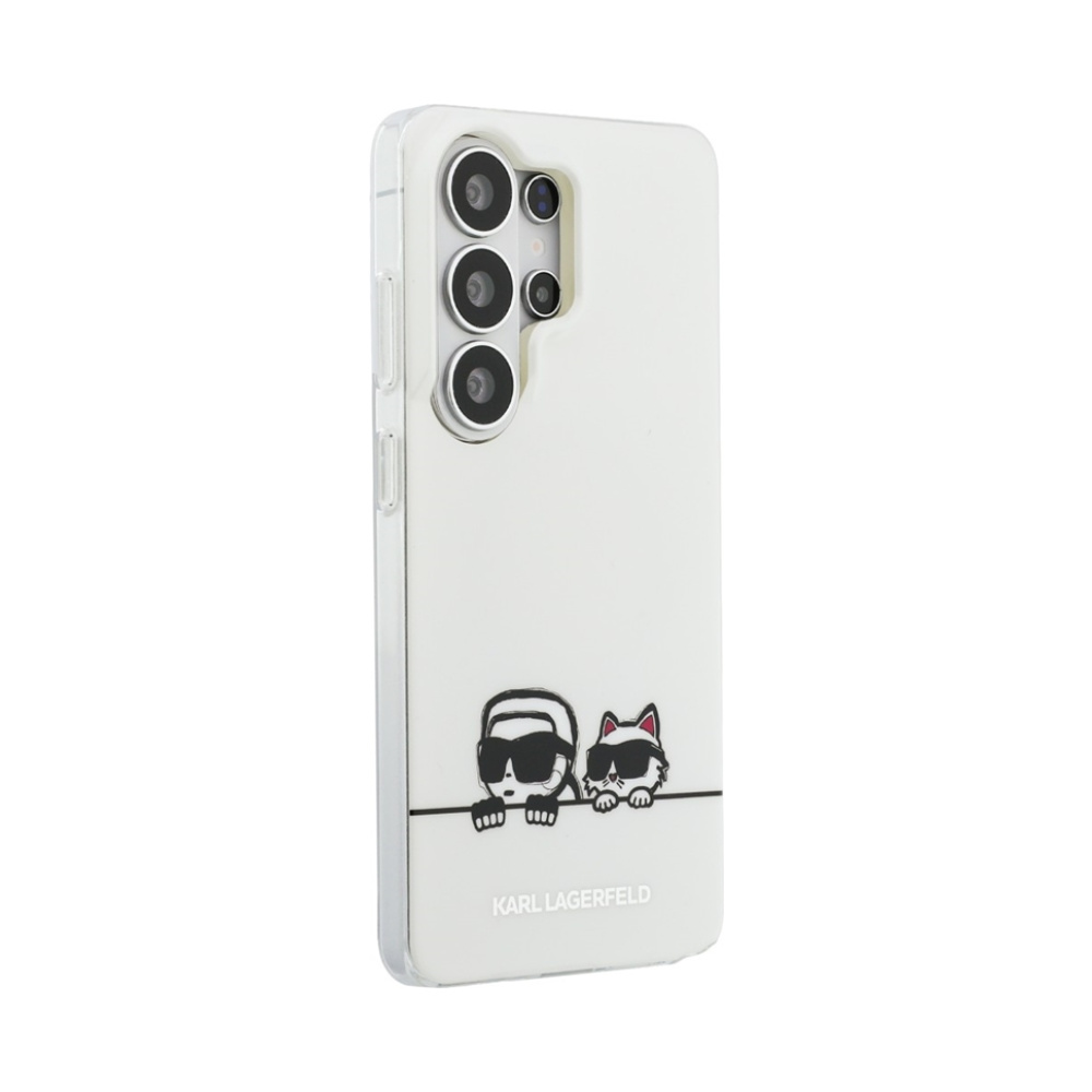 Coque Galaxy S26 Ultra Karl Lagerfeld IML Peekaboo Karl & Choupette MagSafe - Samsung transparente — visuel 4