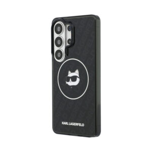 Coque Galaxy S26 Ultra Karl Lagerfeld IML Repeated Choupette MagSafe - Samsung noire — visuel 2