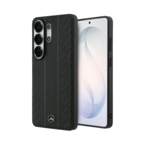 Coque Galaxy S26 Ultra Mercedes Laurel Leaves Vertical Stripes MagSafe Case noire