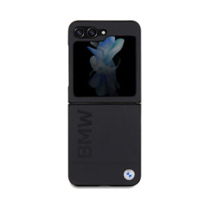 Coque Galaxy Z Flip 5 BMW Leather Hot Stamp - Samsung noire — visuel 2