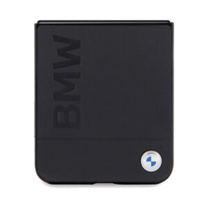 Coque Galaxy Z Flip 5 BMW Leather Hot Stamp - Samsung noire — visuel 5