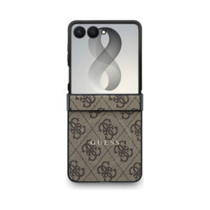 Coque Galaxy Z Flip 8 Guess 4G Classic MagSafe - Samsung brune — visuel 2