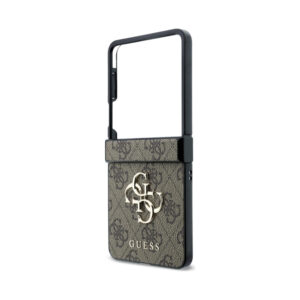 Coque Galaxy Z Flip 8 Guess Big 4G Logo - Samsung brune — visuel 5