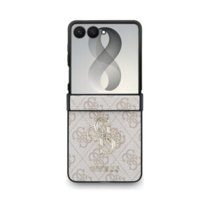 Coque Galaxy Z Flip 8 Guess Big 4G Logo - Samsung rose — visuel 2